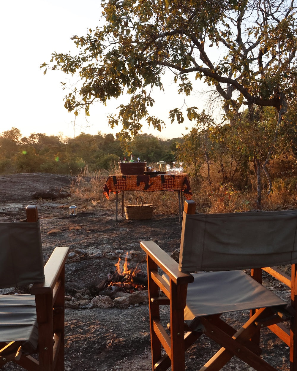 Julia Eilert Photography portfolio. Sundowner drinks in Kafue National Park, Zambia